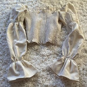 Revolve More To Come XS Puff Blouse